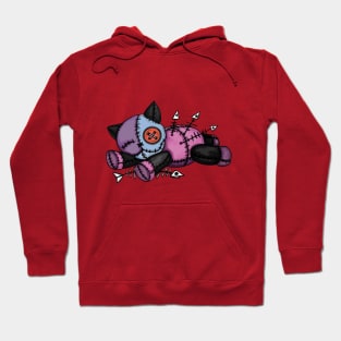 Sleeping voodoo cat Hoodie